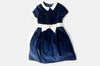 Navy Velvet Sabrina Dress