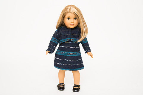 Blue Eloise Doll Dress and Jacket