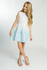 Clarissa Blue & White Dress