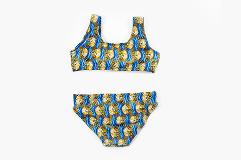 Yellow pineapple bikini clearance