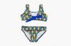 Blue Tie Pineapple Bikini
