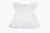 Off Shoulder White Eyelet Beach Dress