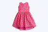 Cross Back Hi-Lo Flamingo Dress, Pink