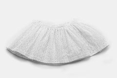 White Eyelet Ava Skirt