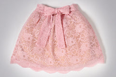 Pink Cyra Lace Skirt