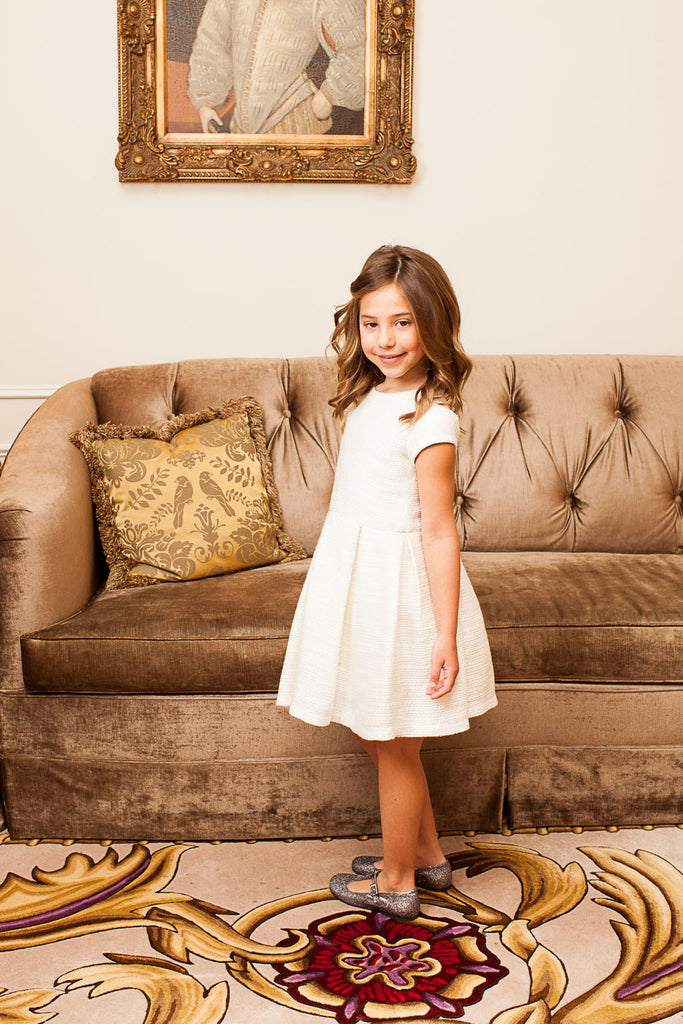 Tweed fancy cheap dress