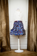 Blue Floral Zara Skirt